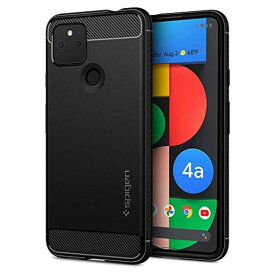 SPIGEN PIXEL 4A 5G ケース TPU 米軍MIL規格取得 耐衝撃 衝撃吸収 ラギッド・アーマー ACS01885 (マット・ブラック)