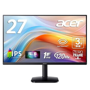Acerj^[27C`tHDIPS120Hz1ms(VRB)sRGB99%AdaptiveSyncHDMI1.4~jD-Sub15sXs[J[EwbhtH[q񓋍VESA}EgΉ