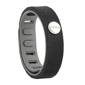 静電気除去ブレスレット静電気防止マイナスイオンスポーツブレスレットメンズレディースリストバンドゴルフ防水オレンジ赤紫ホワイト白Power(ブラック-Black)