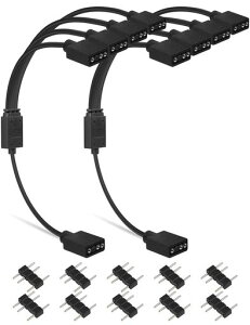 novonest upHere ARGB�t�@���p�d���P�[�u�� 4����P�[�u�� �A�h���T�u��LED�p5V3�s��ARGB�w�b�_�[�R�l�N�^ RGB�t�@����LED�e�[�v���ݗp�y53ARGB�z ...