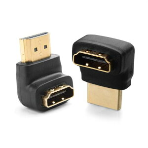 CableMatters2�Z�b�g4KHDMIL���R�l�N�^�A90°��270°�p�x�ύXHDMI�ϊ��A�_�v�^�A4KHDMI�Ή��AL�^�����A�_�v�^�I�X-���X