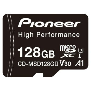 Pioneer microSD�J�[�h CD-MSD128G-2 SDXC 128GB CLASS10 U3 V30 A1 ���ϋv �J���b�c�F���A