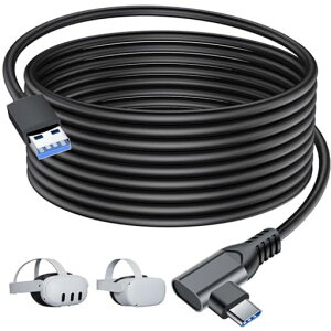 iMangoo �����N�P�[�u��USB Type C �P�[�u�� 5M L�� �Ή�Oculus Quest 3/2/Pro/Pico4/VR�w�b�h�Z�b�g