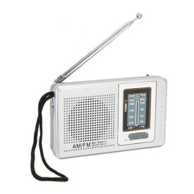 AM FM 緊急用ポータブルポケットラジオ、ポータブルコンパクトトランジスタラジオプレーヤー、スピーカー付き電池式ポケットステレオラジオ、高齢者向け