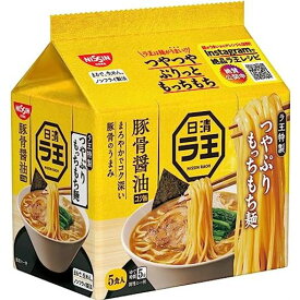 日清食品 日清ラ王 豚骨醤油 5食パック (100g×5食)×6個