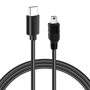 USB2.0 mini�P�[�u�� 3M(Type-C to mini-b)�I�X-�I�X �[�d�� �_�� ��x�����h�~�V�[���h USB-C�ϊ��~�j�^�C�vB�f�[�^�[�P�[�u��