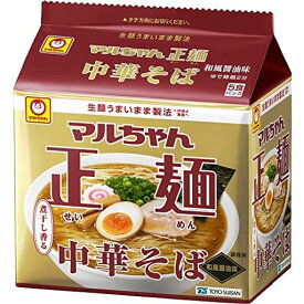 マルちゃん マルちゃん正麺 中華そば 和風醤油 5食パック(105gx5p) ×6個