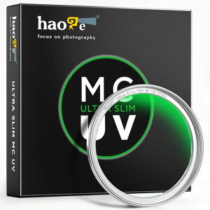 Haoge 43mm �E���g���X���� MC UV�ی� �}���`�R�[�g ���O�������Y�t�B���^�[ �����ߗ� �h���h�� �L�Y�h�~ �����^ �x�m XF23/F2�A35mm F2�A���C�J E43�AX typ113�AX vario�AD-LUX8�A�t�H���^���O