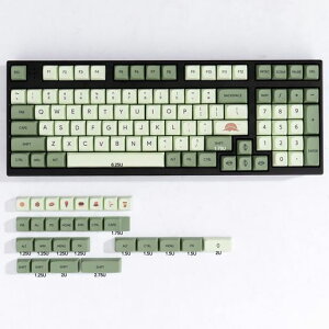 mintcaps �����O���[�� PBT �L�[�L���b�v �Z�b�g 126 �L�[ XDA �v���t�@�C�� ���킢���L�[�L���b�v �J�X�^�����،^�L�[�L���b�v �`�F���[ Gateron MX �X�C�b�`�p ���J�j�J�� �Q�[�� �M�A