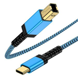 USBBtoC�v�����^�[�P�[�u��USB�P�[�u��Type-CtoType-B�P�[�u�����ϋv���I�[�f�B�IDAC�~�L�T�[MIDI�L�[�{�[�h�d�q�s�A�mDJ�R���g���[���v�����^�[�X�L���i�[FAX�}�V���ȂǂɓK�p1.8M-�u���[