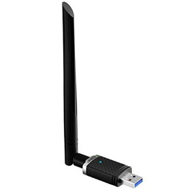 WIFI 無線LAN 子機 1300MBPS USB3.0 WIFIアダプター デュアルバンド 5G/2.4G 802.11 AC 高速通信5DBI 360°回転アンテナ WINDOWS11/10/8.1/8/7/ XP/VISTA/MAC OS X