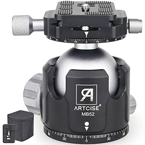 52mm��d�S�{�[���_��_�u���p�m���}�p���f�U�C���O�r�{�[���w�b�hCNC�A���~�����A���J�X�C�X�N�C�b�N�V���[�t�����R�_���჌�tDSLR�r�f�I�J�����p�ő�ω׏d30�L��