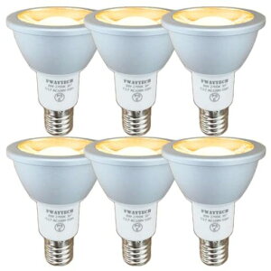 FWAYTECH e17 led �X�|�b�g���C�g 6W ���p30�x 50W~60W���� LED�_�N�g���[�����C�g ���t�d����� �����Ή� (�d���F����(2700K), �{�̋� E17���� ����(6��))