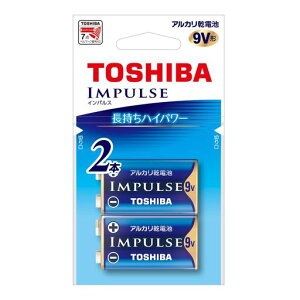 TOSHIBA(����) �A���J�����d�r 9V�` 2�{�� 6LR61H 2EC