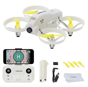 DRONE STAR TRAINING �h���[�� �R���g���[���[ �v���| �Z�b�g ���K�p �r�W�����Z���T�[ON/OFF �Z�K�擾�ς� �����d�g�@�K�� �����x�X�e�B�b�N ���[�h1/2�Ή� 50.5g ���a12cm �p�x�����\�ȃJ�������c