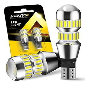 AUXITO T16 LED バックランプ 爆光 4倍明るさUP バックランプ T16 / T15 4014 LED 42連 24ヶ月保証 12V 無極性 ホワイト 後退灯 バックライト 50000時間以上寿命 (2個セット)