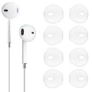 A-PcasEarPods�p�C���[�s�[�X�C���z���J�o�[�V���R�[����EarPods�����h�~�Y����������h�~�t�B�b�g���E���h�~(EarPods��p�AAirPod�Ή��ł��܂���)4�y�A�N���A6314pc