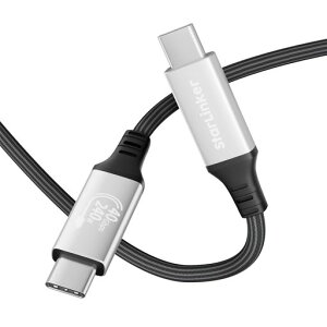 StarLinkerUSB4�P�[�u��240W1m[USB-IF�F��]�APD�[�d�A40Gbps�f�[�^���������8K/5K@60HZ���T�|�[�g�AThunderbolt4/3�AUSB3�AUSB