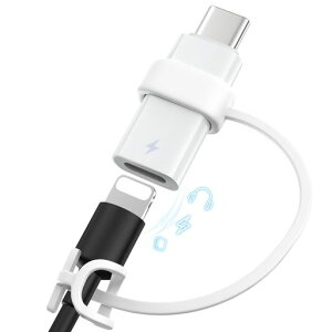 �y�C���z���Ή�+60W�}���[�d�zMoKo���C�g�j���O����TypeC�ϊ��A�_�v�^3in1���@�\�Ń��C�g�j���Oto�^�C�vCEarPods�C���z���ϊ��A�_�v�^�[DAC���ڃI�[�f�B�I/�ʘb/���y/���ʒ���