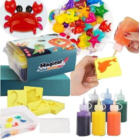 DIY魔法水 水おもちゃ 水遊び おもちゃ 女の子 男の子 キッズ かわいい動物 男女共用 贈り物 誕生日プレゼント
