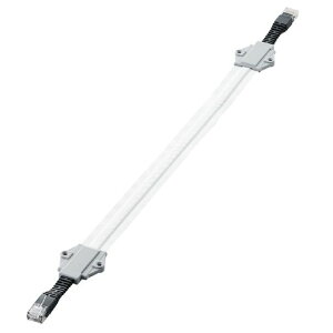 �G���R��LAN�P�[�u��0.4m����CAT6A�V���o�[LD-VAPF6A/SV04
