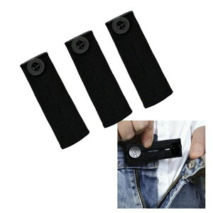 FamGift�e���Y�{���{�^���ɂ݃x���g���߉����{�^���Y�{���E�G�X�g�L�k���ߕ��i(�u���b�N3���Z�b�g)