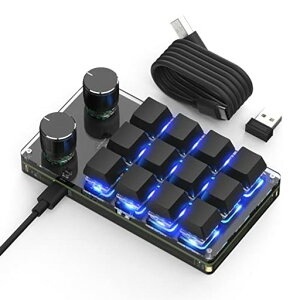 SIKAI CASE �V���[�g�J�b�g�L�[ ����f�o�C�X �v���O���}�u���L�[�{�[�h Bluetooth 2.4G �L�� �@�\�����R�Ɋ��蓖�� �m�u�t�� ����L�[�{�[�h 3��ڑ� Windows/Mac�Ή� �Ў�f�o�C�X �Ԏ����J�j�J��