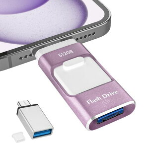 512GBUSB�������y�A�v���s�v�E�A���o������ʐ^�ۑ��z4in1PhoneUSB�������[�X�}�z�f�[�^�ۑ��O�t��������iOS/Type-C/USB/MicroUSB���ڑ�e�ʃt���b�V�������������f�[�^�o�b�N�A�b�v�O�t���X�g���c