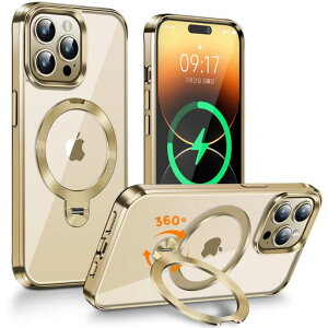 �y360°��]�������E�c�����Ή��zFONKCASEiPhone14Pro�p�P�[�XMagsafe�Ή��yCD�����O�E�X�^���h��́z�p�x�����\�X�g���b�v�z�[���t���y�{�̂̐F�E���b�L�o���p�[�z�A�C�t�H��14�v���p�J�o�[�c
