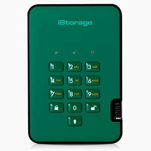 iStoragediskAshur2SSD-Sȃ|[^u\bhXe[ghCu-pX[hیAقϐA|[^uARpO[h̃n[hEFAÍUSB3.1(4TBGreen)