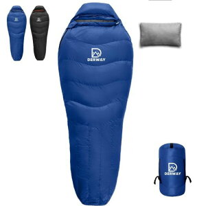 DERWAY�_�E���Q�ܓ~�p���t��(220*85cm)���y�ʃ��C�h�o�[�W����680FP�t�B���p���[-15°C~8°C�R���p�N�g�Q�܃L�����v�n�C�L���O�I�[�g�L�����v�h�ЎԒ����A�E�g�h�A�ً}�p(�u���[�H�ї�500g)