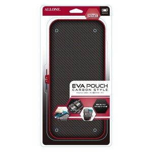 �A���[��(Allone) Switch2�p�J�[�{����EVA�|�[�` �u���b�Nx���b�h 14.5x4x30cm Switch2�Ή� �����^�тɕ֗� ���≘�ꂩ��ی� �_�u���t�@�X�i�[ �����|�P�b�g�t �y�� �V���v�� �� �� ALG-NS2EVRD