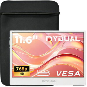 Mydual ���^���j�^�[ 11.6�C���` 1366x768HD �|�[�^�u���f�B�X�v���C IPS�����t���p�l�� ���o�C�����j�^�[ ���^ �y�� �X�^���h���� vesa USB Type-C �~�jHDMI PS4/XBOX/Switch/PC/Mac�ȂǑΉ�