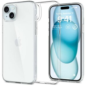 Spigen�y�n��18�N�̋Z�p�́ziPhone15Plus�P�[�X�N���A���ϖh�~�ϏՌ����^�G�A�[�X�L���E�n�C�u���b�hACS06645(�N���X�^���E�N���A)