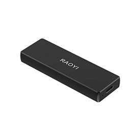 RAOYI 外付けSSD 1TB USB3.1 GEN2 ミニSSD ポータブルSSD 転送速度550MB/秒(最大) TYPE-Cに対応 PS4/ラップトップ/X-BOXに適用 超高速 耐衝撃 防滴 黒