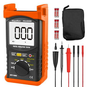 WapoRich �≏��R�v 200G�� ���K�[ ���d���e�X�^�[ DC/AC �d���v 500V/1000V/2500V/5000V �f�W�^�����K�I�[�����[�^�[