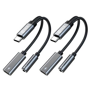 �yYinyooCCZCA01�z3.5mm�ϊ��^�C�vc�C���z���W���b�N�ϊ��^�C�vc�C���z���ϊ�usbc��҃P�[�u��DAC����Hi-Fi�����[�d���Ȃ���C���z��PD15W�ʘb���ʒ���2in1�C���z���W���b�N
