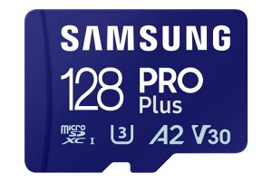 Samsung PRO Plus microSD Speicherkarte (MB-MD128SA/EU), 128 GB, UHS-I U3, Full HD & 4K UHD, 180 MB/s Lesen, 130 MB/s Schreiben,