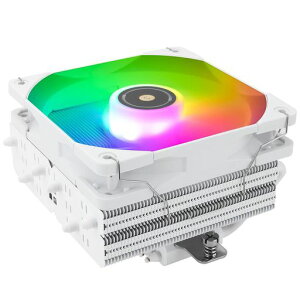 ThermalrightSI-100WhiteARGBCPU�G�A�N�[���A6x6mm�q�[�g�p�C�v�A120mmPWM�É��t�@���t��CPU�N�[���AS-FDBV2.0�x�A�����O�AAGHP3.0�Z�p�AAMD:AM4/AM5/Intel