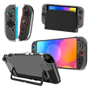 Elnicec switch 2 �J�o�[�y2026�V�o��z Switch 2 �J�o�[ �N���A �J�o�[ TPU Joy-Con(L)/(R) ���̎��݌v ���E�ȒP ���΂݂Ȃ� ���� �y�� ���ϏՌ� �w��h�~ ���h�~ �S�ʕی� Switch 2