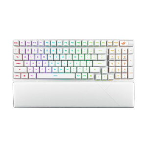 ASUSROGStrixScopeII96RX���C�����X�Q�[�~���O�L�[�{�[�h��/96%���C�A�E�g/���w���L�[�X�C�b�`/2.4GHz���C�����X/USB�ڑ�/Bluetooth/���@�\�R���g���[��/�É��t�H�[��/3�i�K�p�x����/