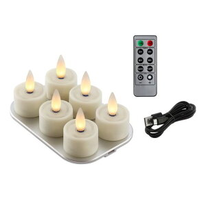 CozierGlow�[�d��LED�e�B�[���C�g�L�����h��6�Z�b�g3D�ړ����Č���?�p�E�f�R���[�V�������Ή������R��&�^�C�}�[�t�����[3���ԁE�A��130���Ԏg�p�΋C���X���S�݌v�[�d�x�[�X+USB