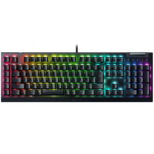 Razer���C�U�[BlackWidowV4XJPYellowSwitch�J�X�^�}�C�Y�\��6�̐�p�}�N���L�[�ɂ�肳�܂��܂ȃR���g���[���ɑΉ������L���Q�[�~���O�L�[�{�[�h�}���`�t�@���N�V�������[���[�񎟃��f�B�A�c
