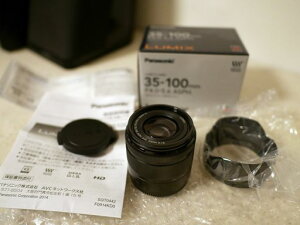 Panasonic �]���Y�[�������Y LUMIX G VARIO 35-100mm F4.0-5.6 �}�C�N���t�H�[�T�[�Y�Ή� H-FS35100-K �u���b�N