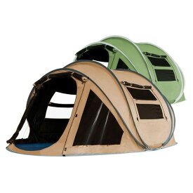 KAZOOキャンプ用自動屋外ポップアップテント防水用クイックオープニングテントキャリングバッグ付き4人用キャノピー