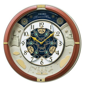 �Z�C�R�[�N���b�N(Seiko Clock) �|�����v ���炭�莞�v �A�i���O �g���v���Z���N�V���� �����f�B �����^���b�N 39x39x9.6cm RE601B