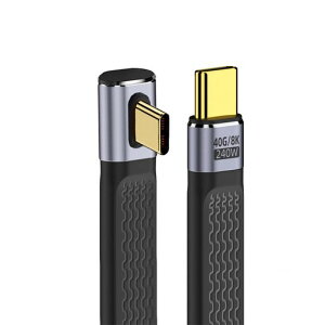 cableccUSB440Gbps240WUSB-C�I�X-�I�XType-C100W8K�t���b�g�X����FPC�f�[�^���[�v���t�@�C���A���O���P�[�u���m�[�g�p�\�R���g�ѓd�b�p13cm