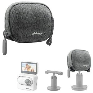 Insta360GO3S�P�[�XInsta360GO3SGO3�Ή��~�j���[�P�[�X�{�̕ی�P�[�X�Z�~�[�I�[�v�����[�o�b�O���B��_/�O�r�����\�ϏՌ�Insta360go3Sgo3�A�N�Z�T���[�p