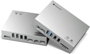 YottamasterUSB-C�h�b�L���O�X�e�[�V����15-IN-1USB-C�h�b�N2���4K@60Hz�o��Displaylink�Ή�HDMI+DisplayPort����100WPD�[�dUSB3.1Gen1Type-A