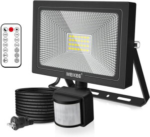 MEIKEE�y2023�N���ǃ����R������z�Z���T�[���C�g���O�l��������h�ƏƖ�20W2500LM�펞�_���@�\PIR�l�����o�������������F6500K�����P�x���ԏꌺ�֓��q�ɉ��������̖h�Ƃ�IP66�h�����{������c